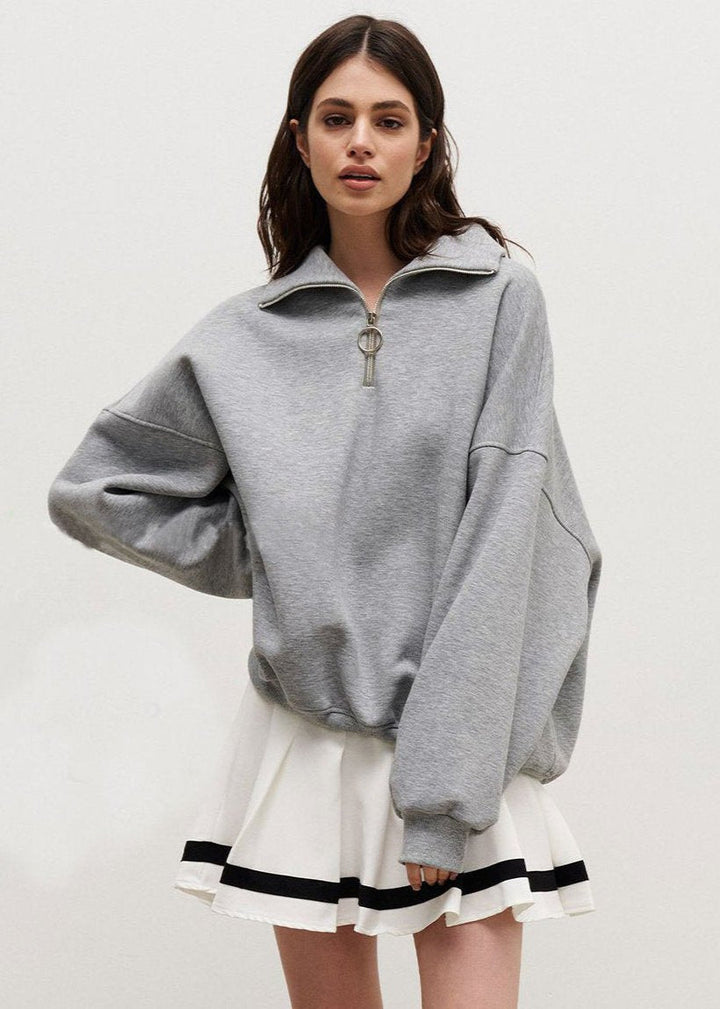 Rhea | Relaxed Half-Zip Pullover