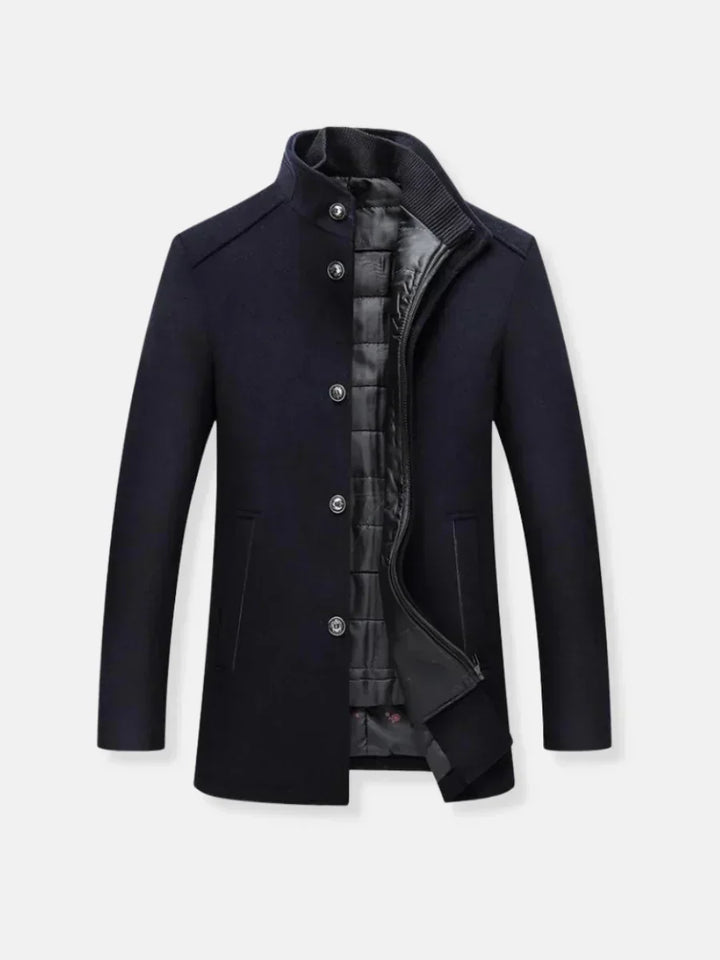 Stanley™ | Warmer klassischer Wintermantel mit Stehkragen