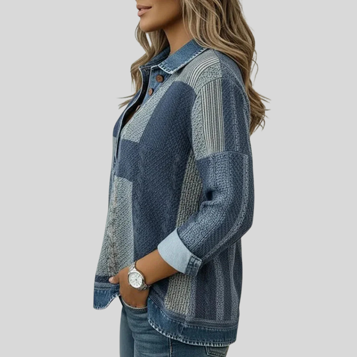 Meridell™ | Farbblock Druck Pullover