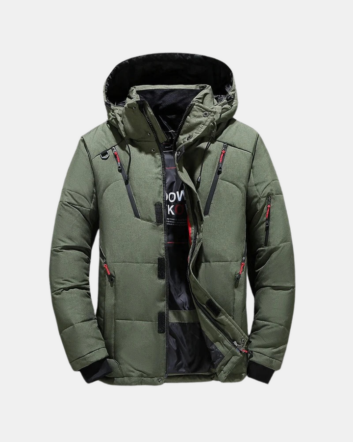 Gary™ | Warme Kapuzen-Multitaschen-Winterjacke