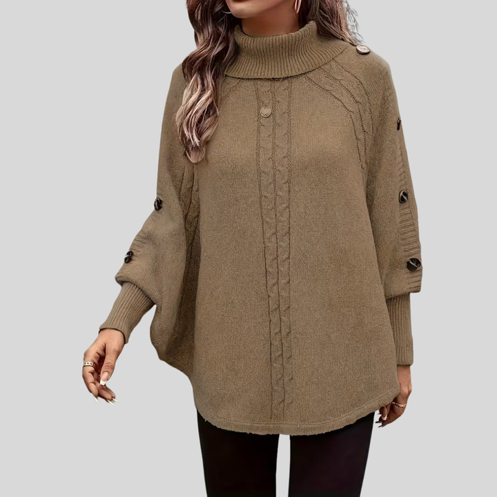 Norelle™ | Hochkragen Strickpullover