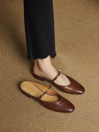 Mule aus echtem Leder Merisa