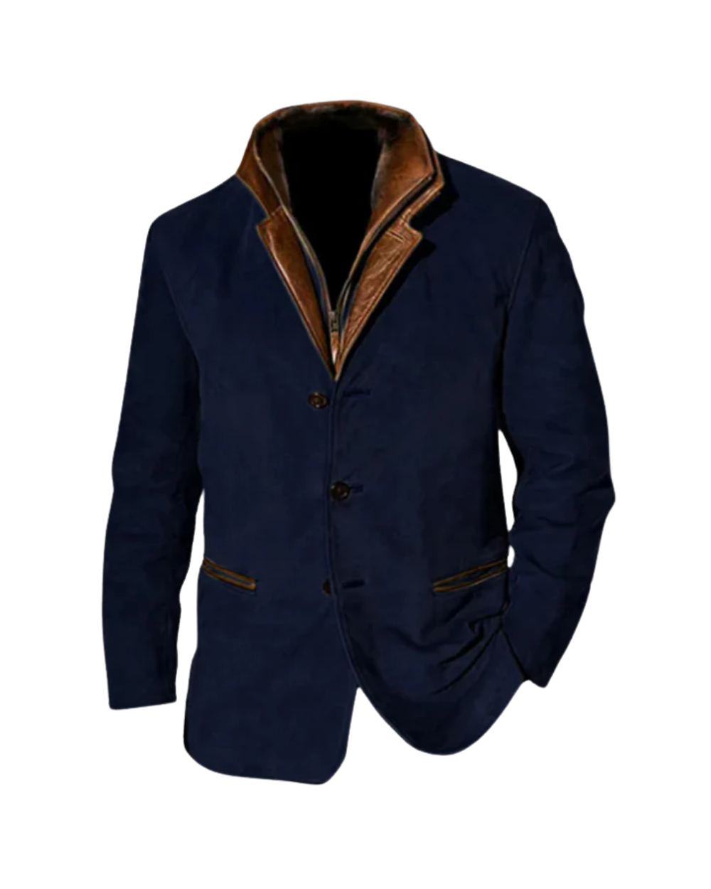 Arthur™ | Vintage Wildleder-Look Schichten Blazer Jacke