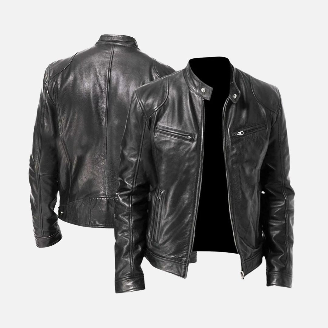 Raymond™ | Klassische Vintage Bikerjacke