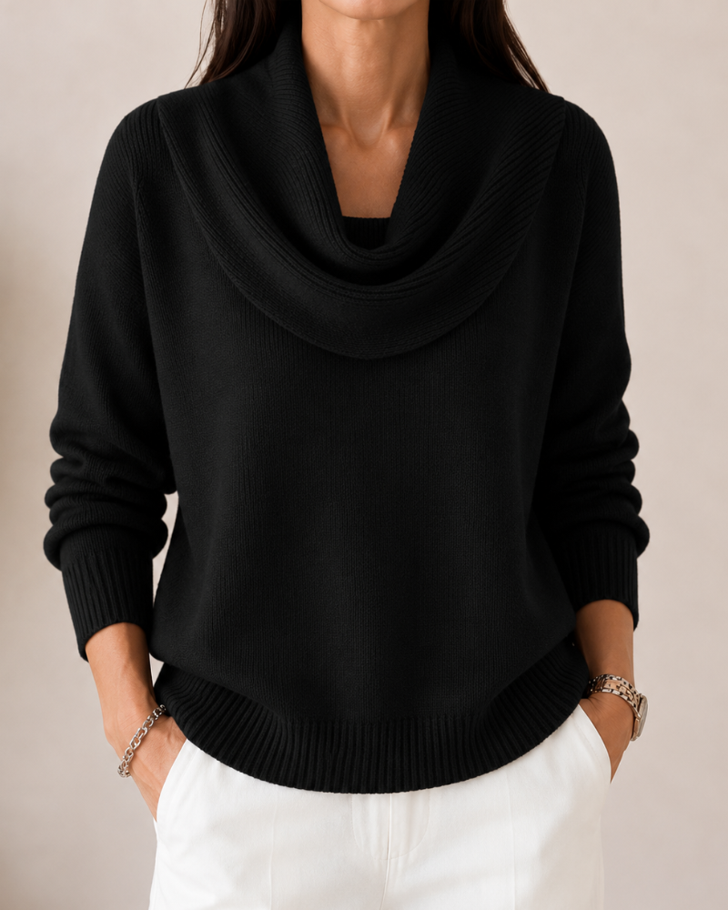 Caralina™ | Eleganter Pullover mit Stehkragen