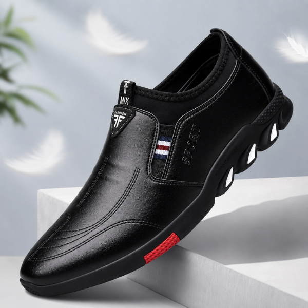 Eleganter Herrenschuh mit rutschfester Sohle