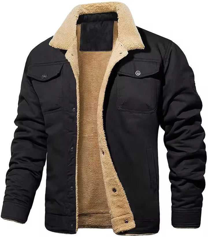 Cooper™ | Klassische warme Sherpa-gefütterte Truckerjacke