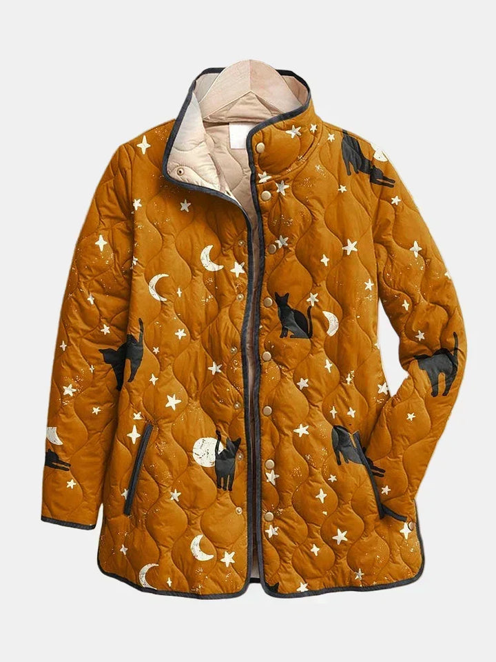DELACROIX | Steppjacke Katzen und Sterne Nicole