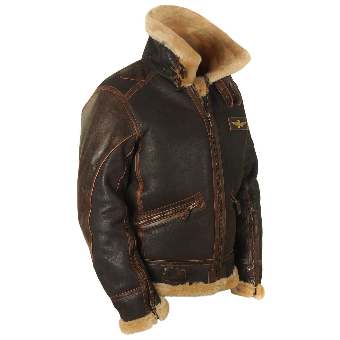 Harold™ | Heritage Shearling Pilotjacke