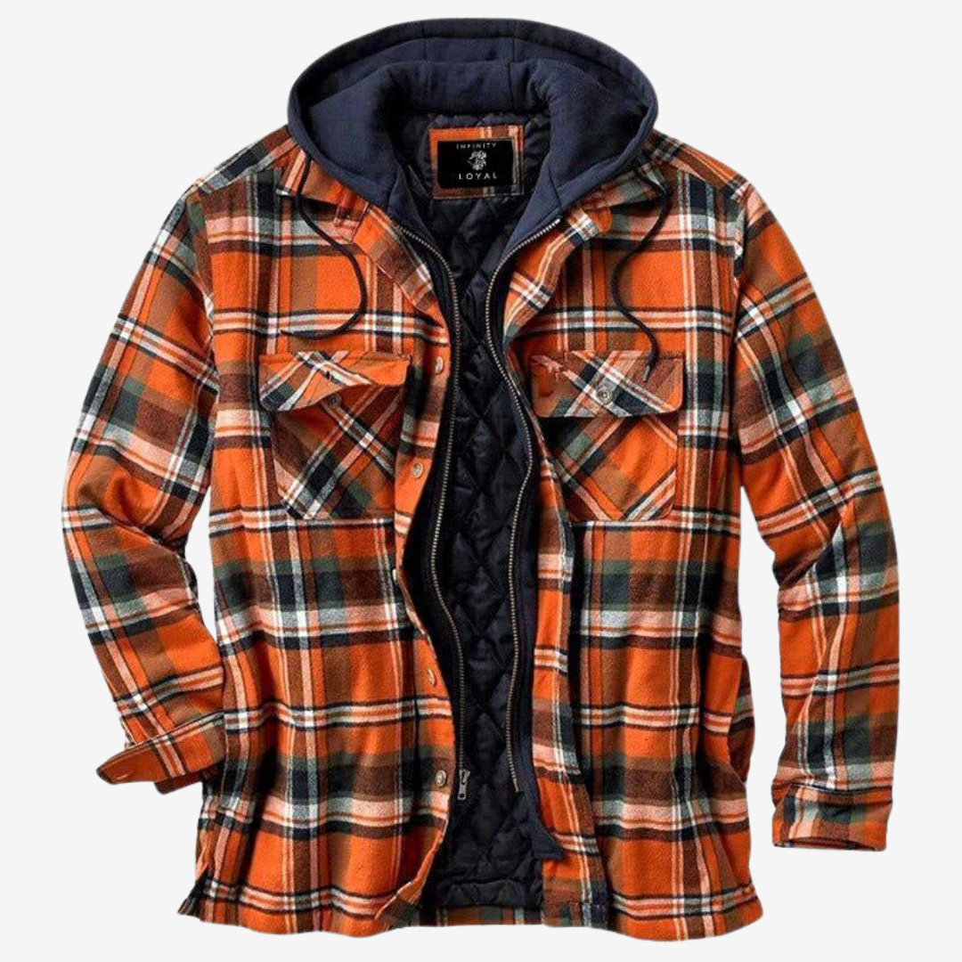 Henry™ | Warme Vintage Flanell-Hoodie-Jacke