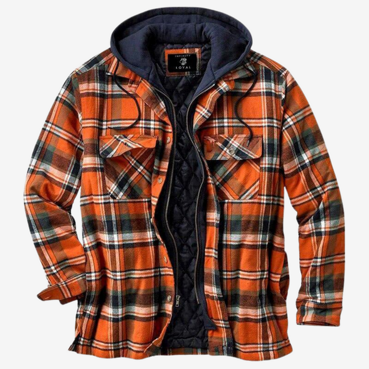 Henry™ | Warme Vintage Flanell-Hoodie-Jacke