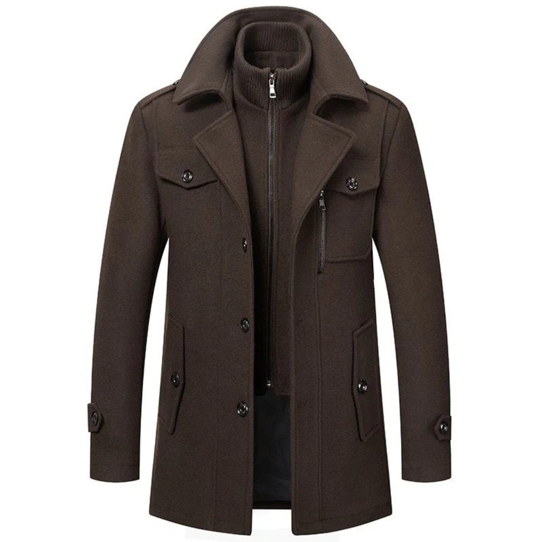 George™ | Warmer klassischer, geschichteter Mantel