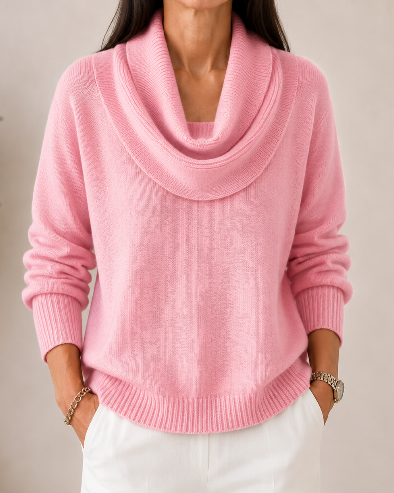 Caralina™ | Eleganter Pullover mit Stehkragen