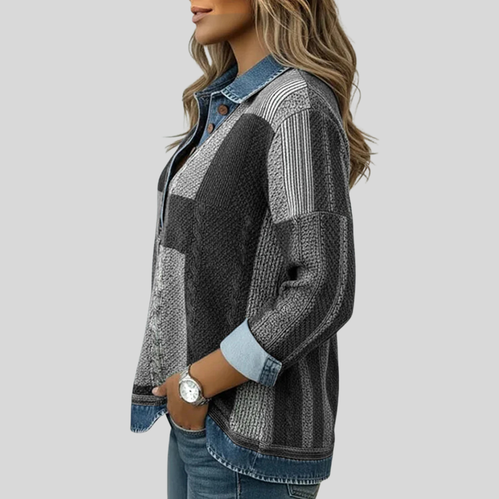 Meridell™ | Farbblock Druck Pullover