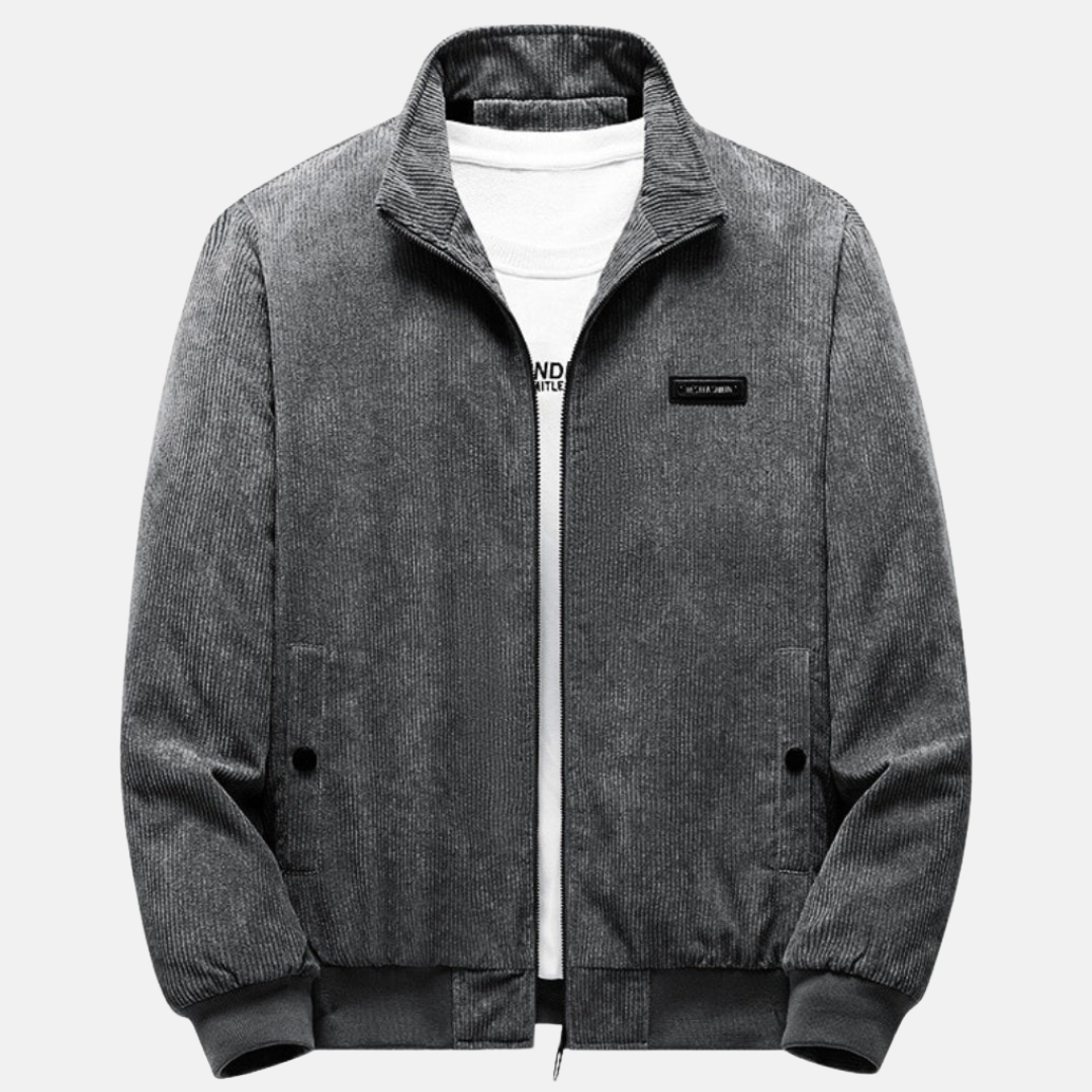 David™ | Warme klassische Cordjacke mit Fleece-Futter