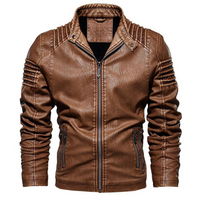 Andrew™ | Vintage Ripp-Shoulder Moto-Jacke