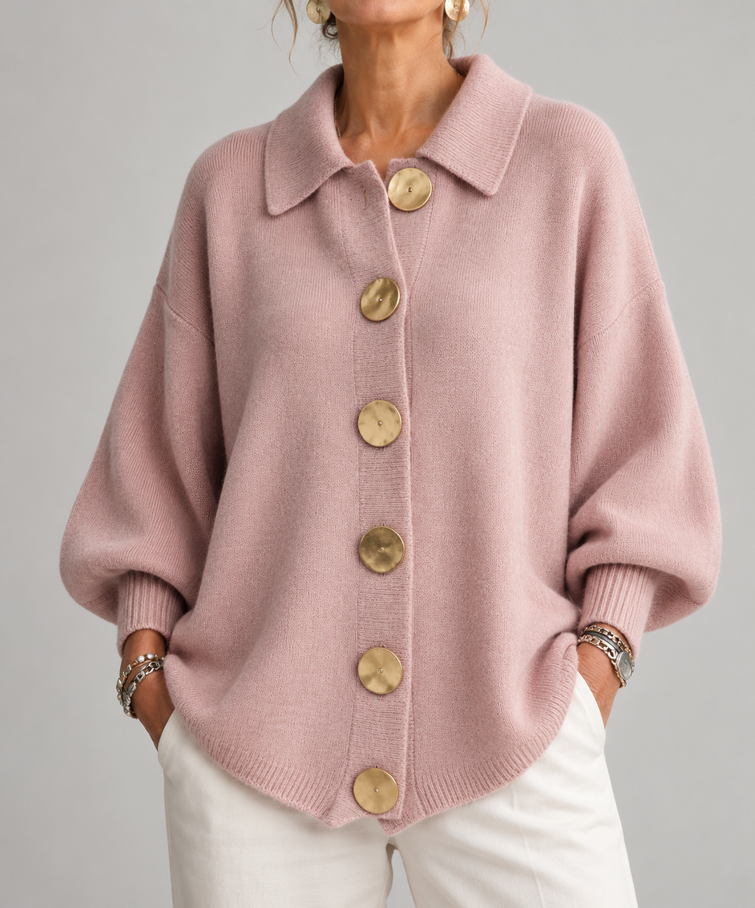 Ardelle™ | Oversize Cardigan mit Kragen