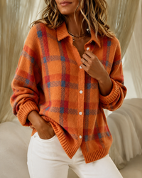 Tesa™ | Karierter Strickpullover