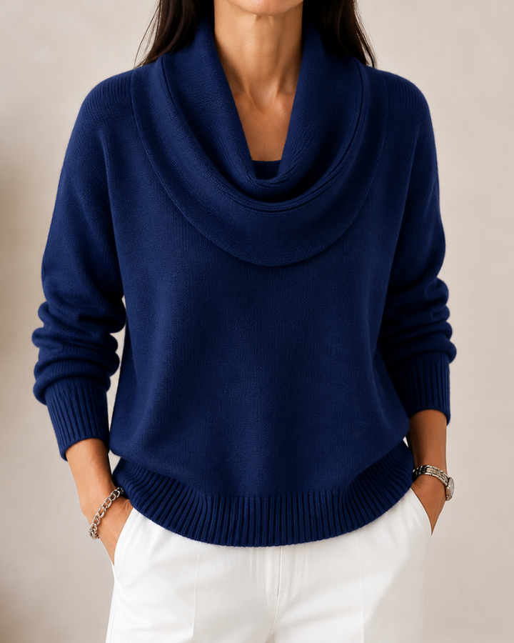 Caralina™ | Eleganter Pullover mit Stehkragen