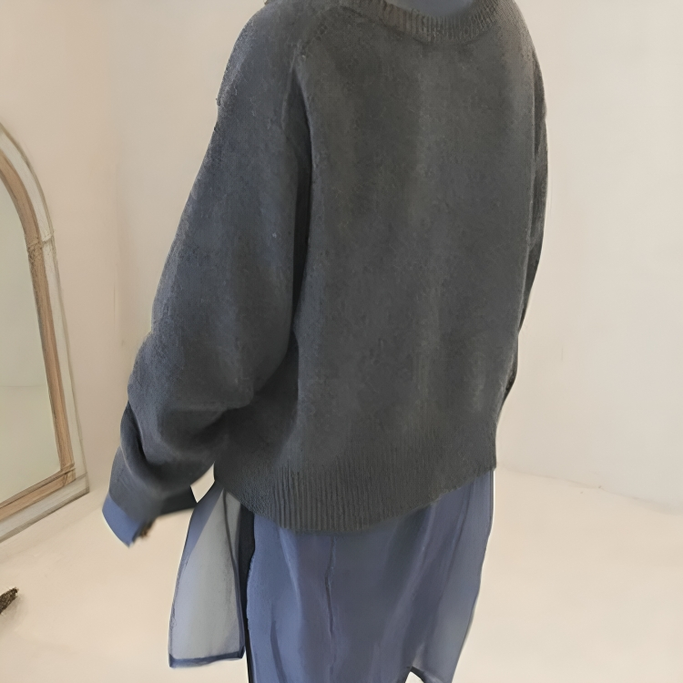 Luna | Cardigan mit asymmetrischen Knöpfen