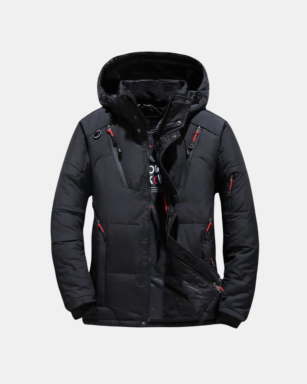Gary™ | Warme Kapuzen-Multitaschen-Winterjacke