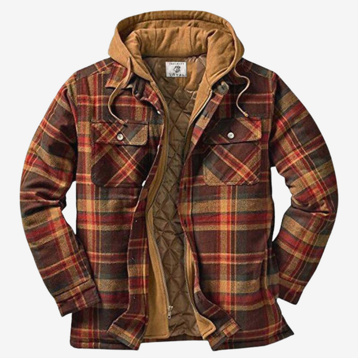Henry™ | Warme Vintage Flanell-Hoodie-Jacke