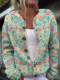 Foxfield™ | Vintage-Blumen-Cardigan für Damen