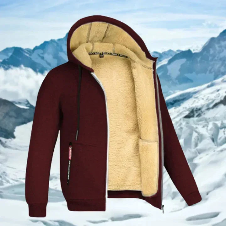 Gilbert™ | Gemütliche Sherpa-Fleece-Hoodie-Jacke