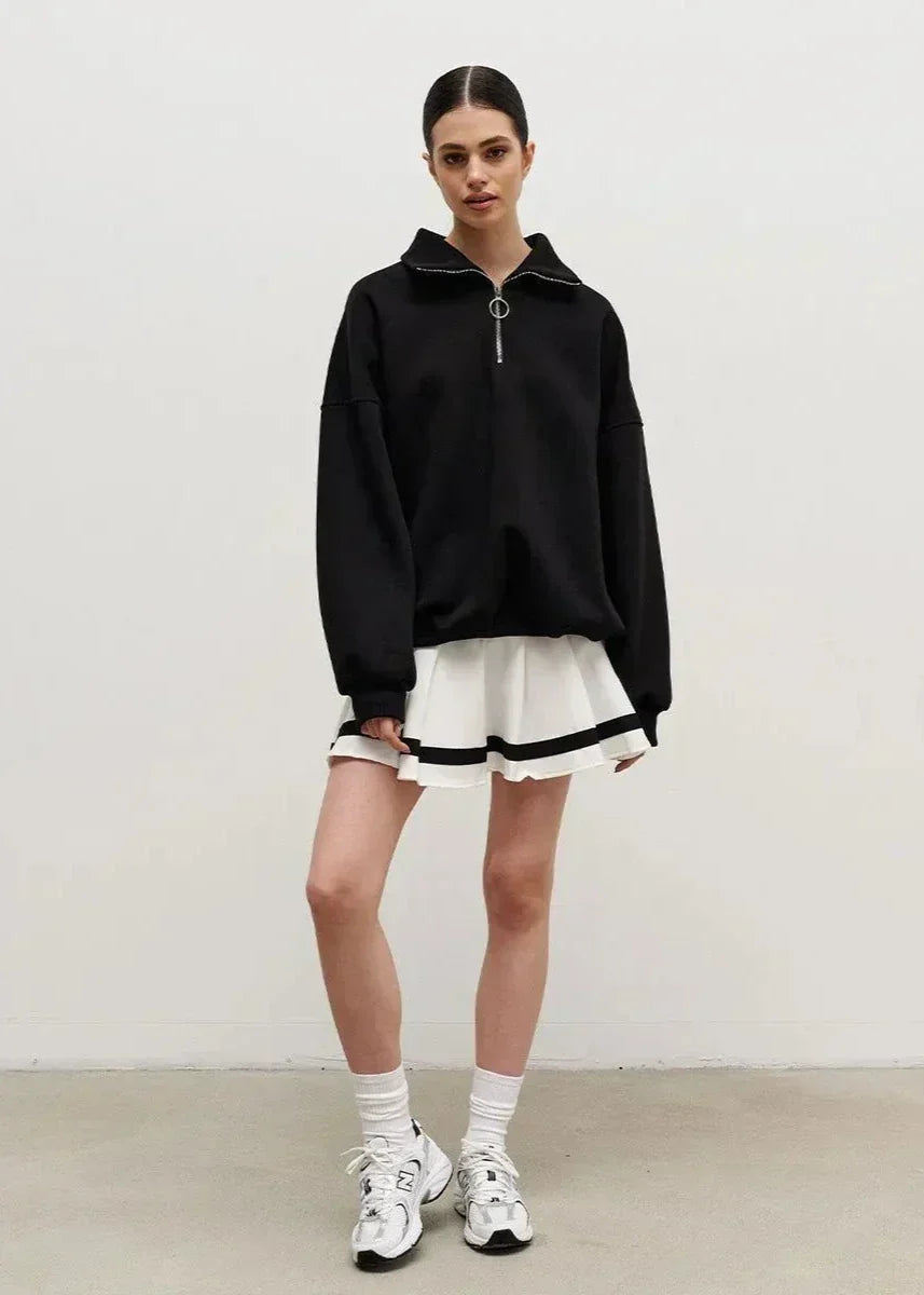 Rhea | Relaxed Half-Zip Pullover