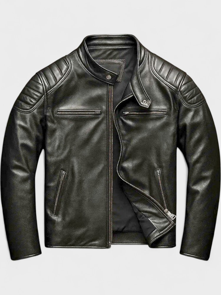 Ted™ | Vintage Abgenutzte Café Racer Jacke