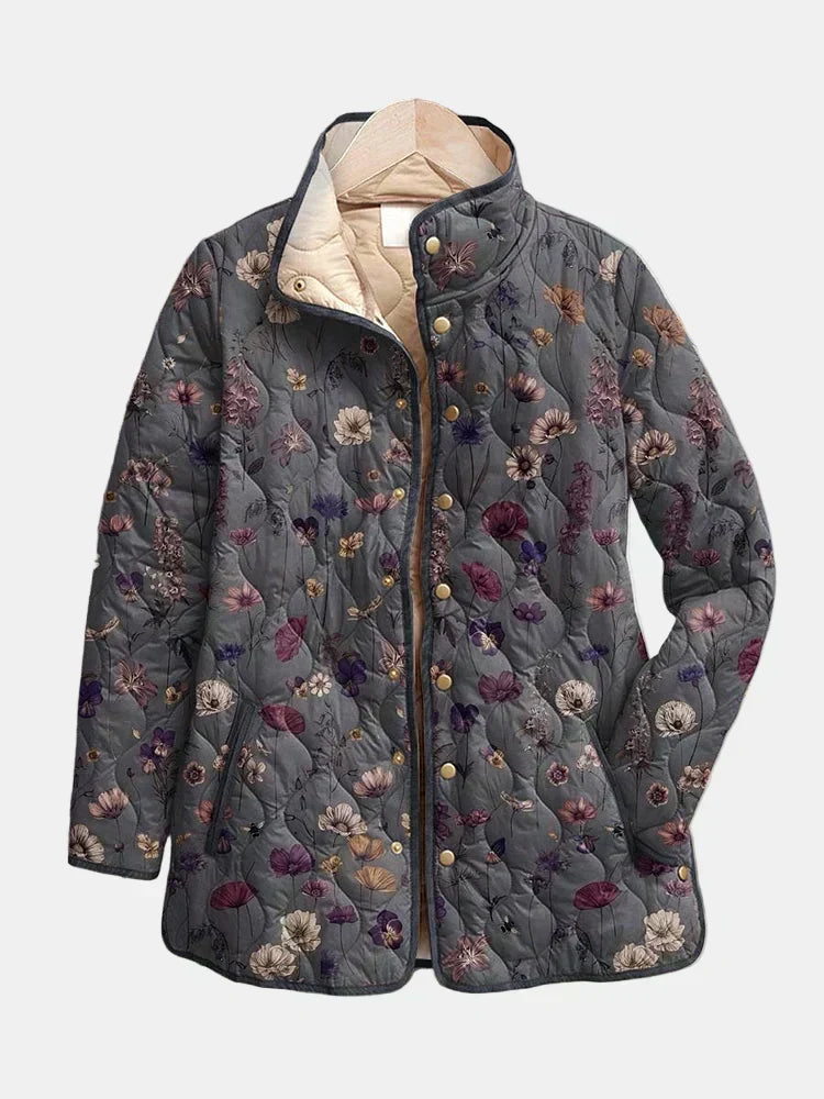 DELACROIX | Daunenjacke mit Trockenblumen Nathalie