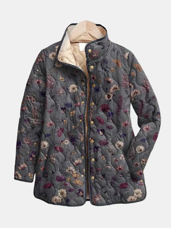 DELACROIX | Daunenjacke mit Trockenblumen Nathalie