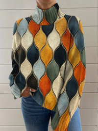 Sonia | Pullover mit Stehkragen im einzigartigen Stil