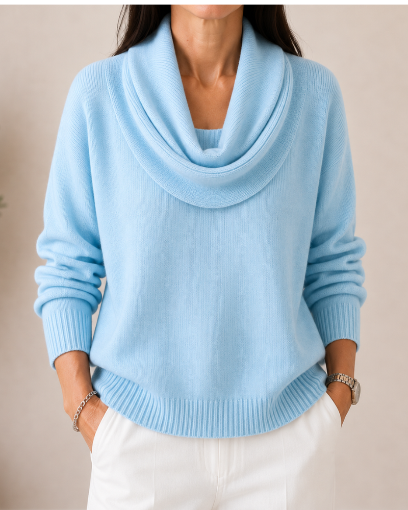 Caralina™ | Eleganter Pullover mit Stehkragen