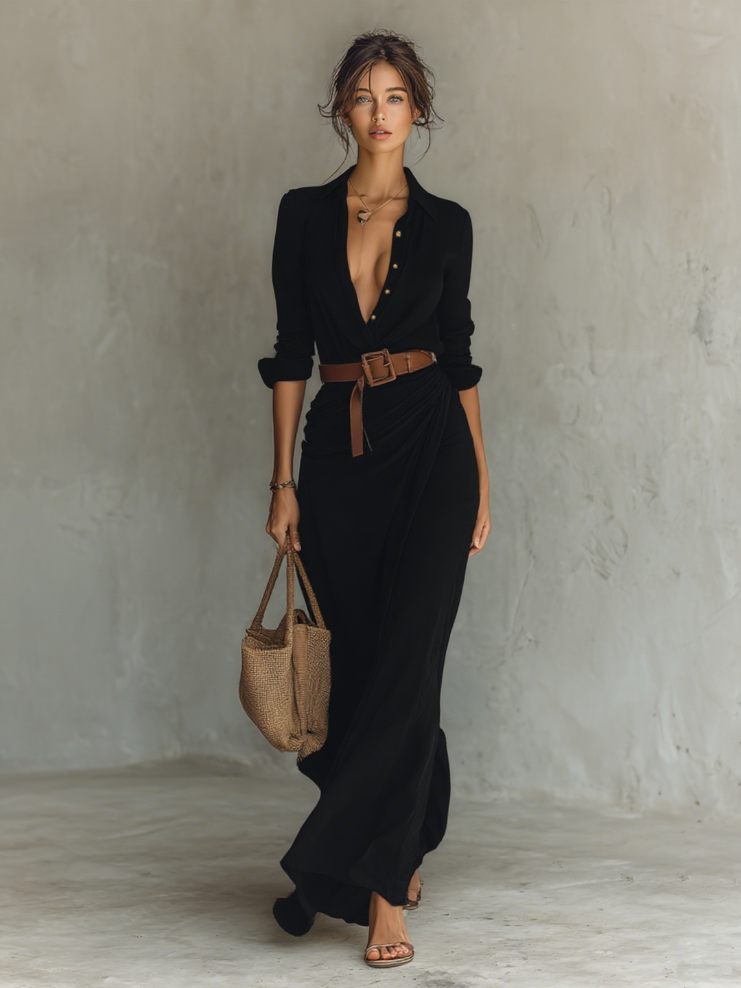 Victorie | Langes Casual Kleid