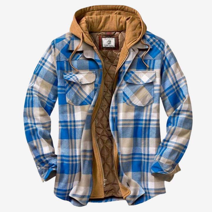 Henry™ | Warme Vintage Flanell-Hoodie-Jacke