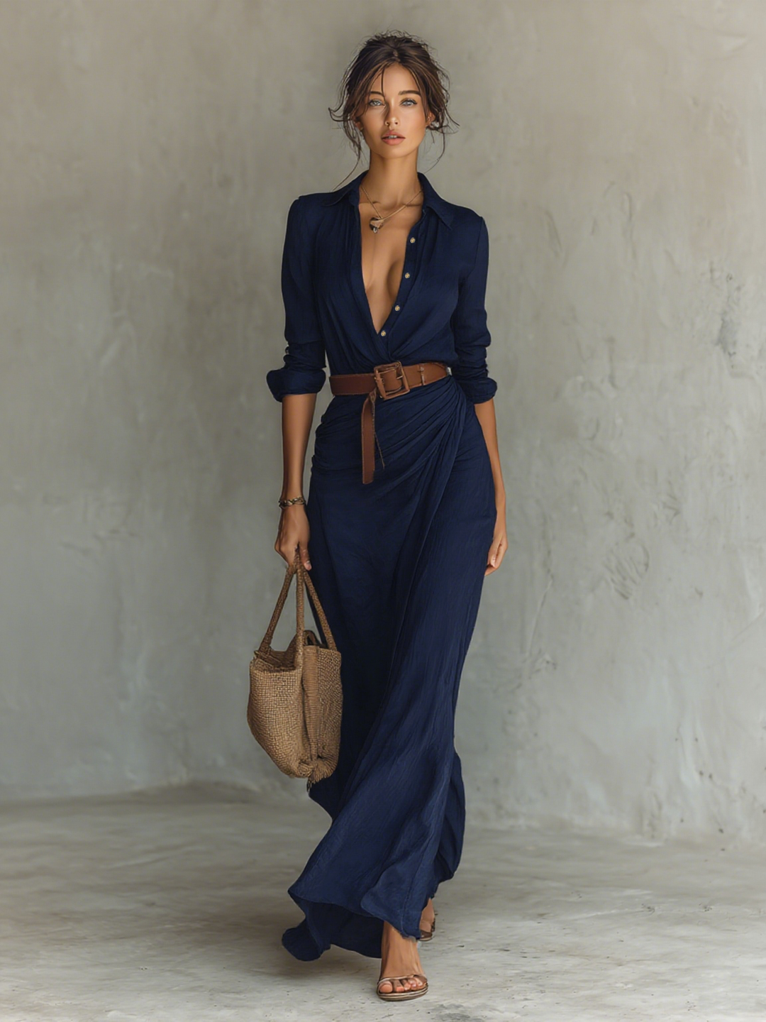Victorie | Langes Casual Kleid