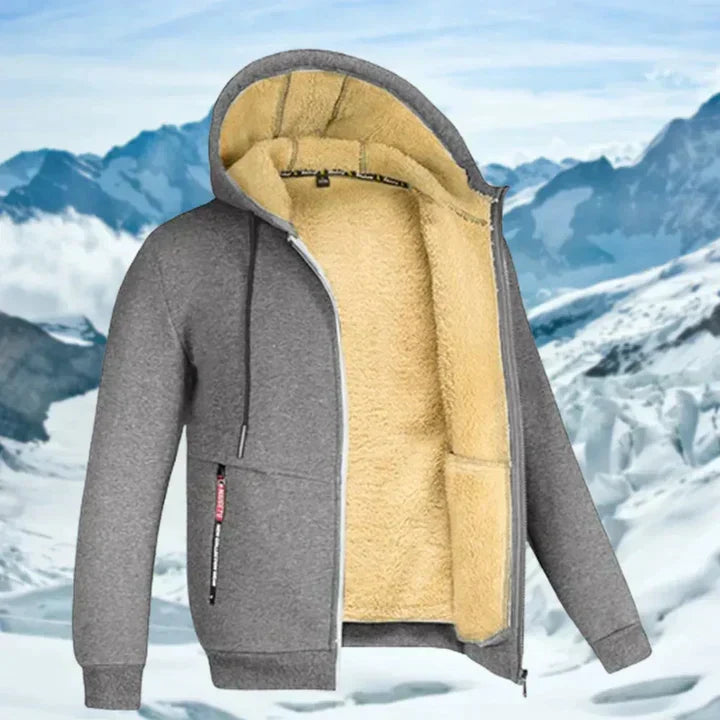 Gilbert™ | Gemütliche Sherpa-Fleece-Hoodie-Jacke
