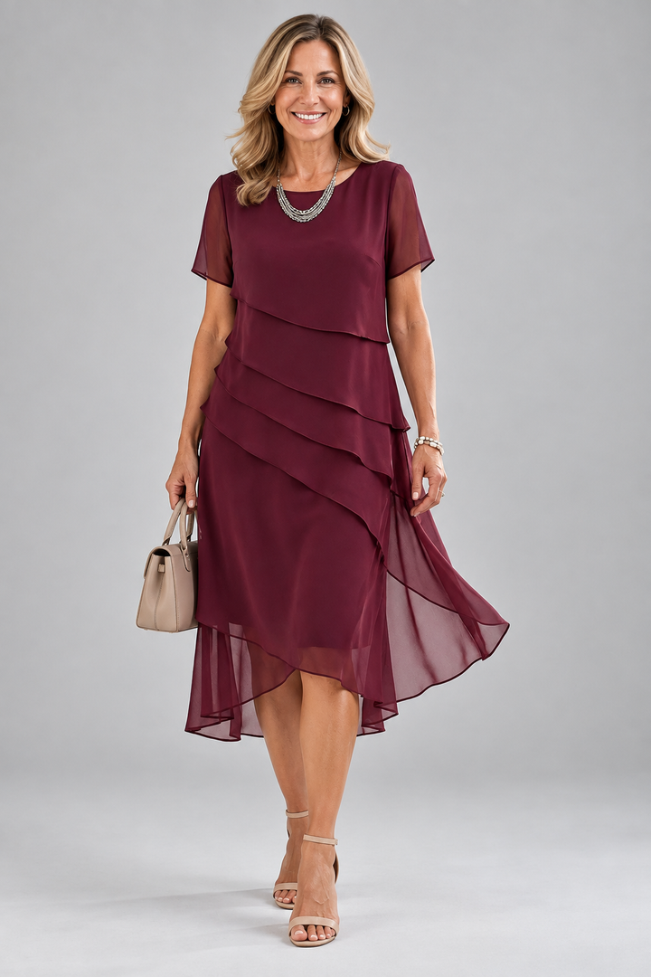 Juliette Fließendes Midi Kleid