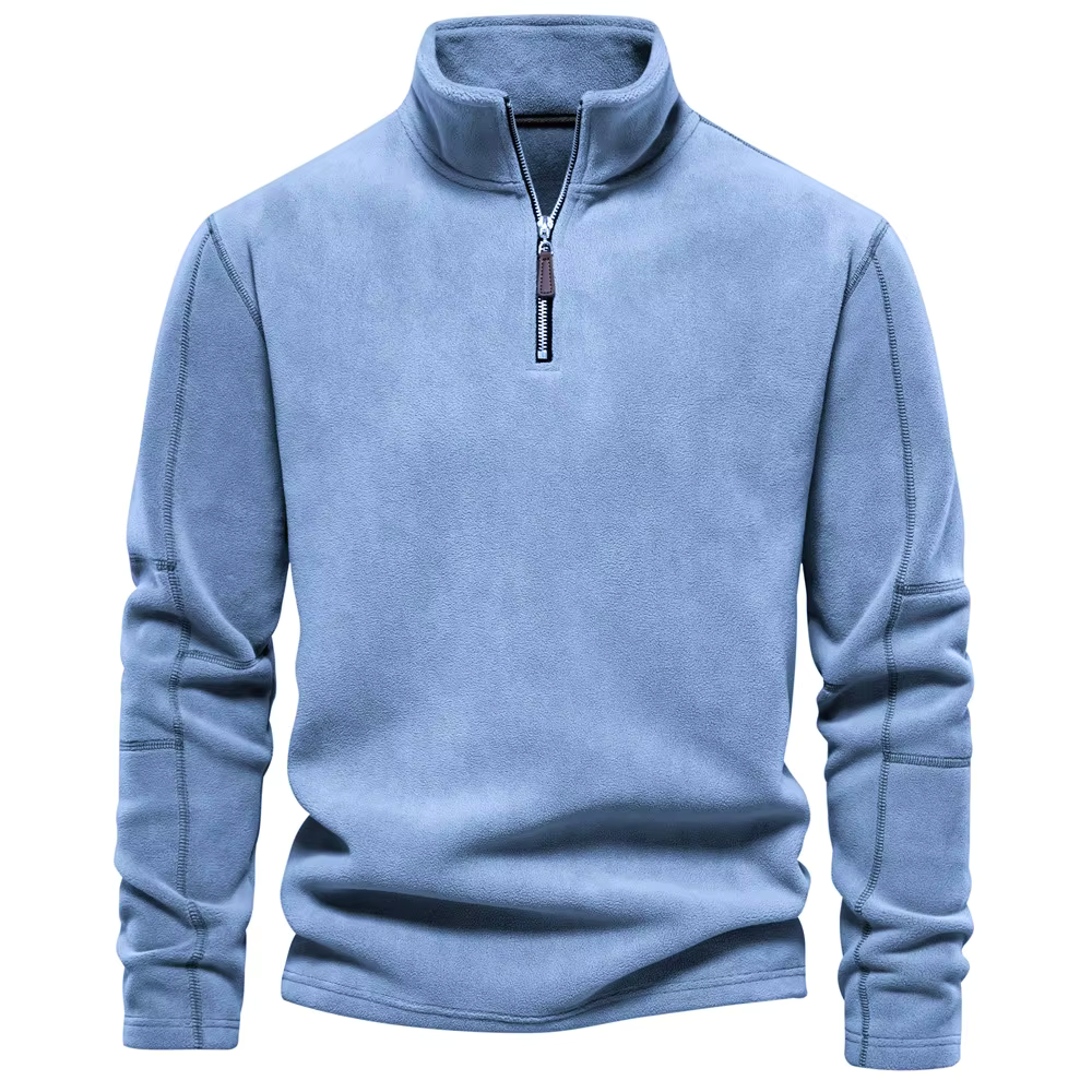 Wayne™ | Warmer klassischer Viertel-Reißverschluss-Fleece-Pullover