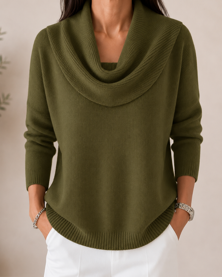 Caralina™ | Eleganter Pullover mit Stehkragen