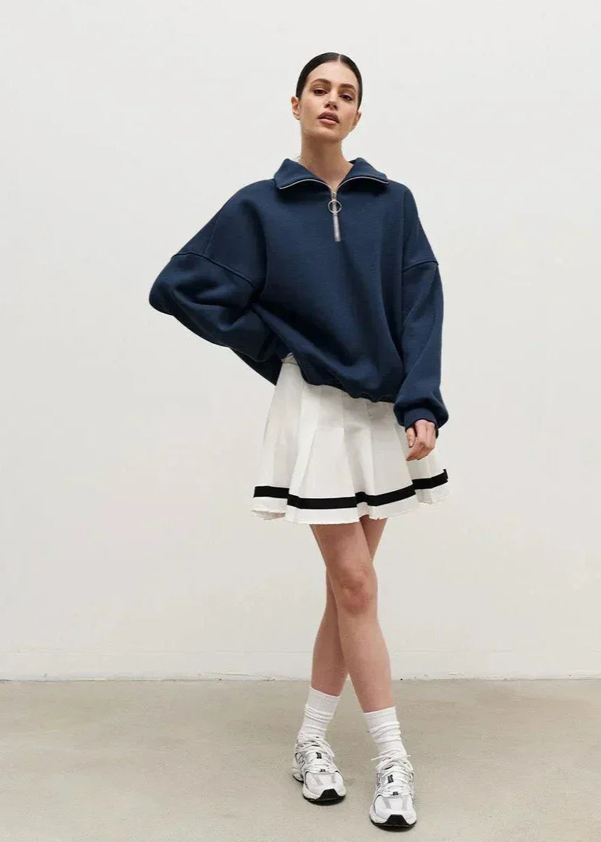 Rhea | Relaxed Half-Zip Pullover