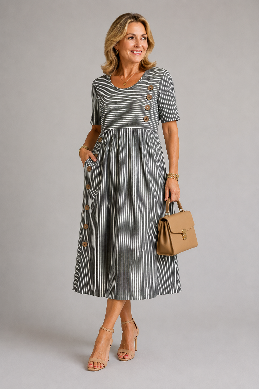 Sofia Gestreifte Kleid