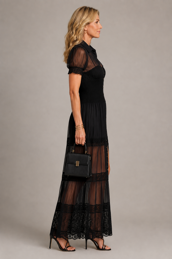 Amélie Elegante Maxi-Kleid