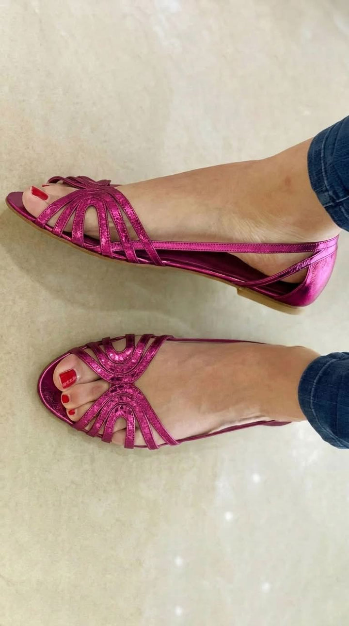 Éléonore™ | Goldene Sandalen Licht des Sommers