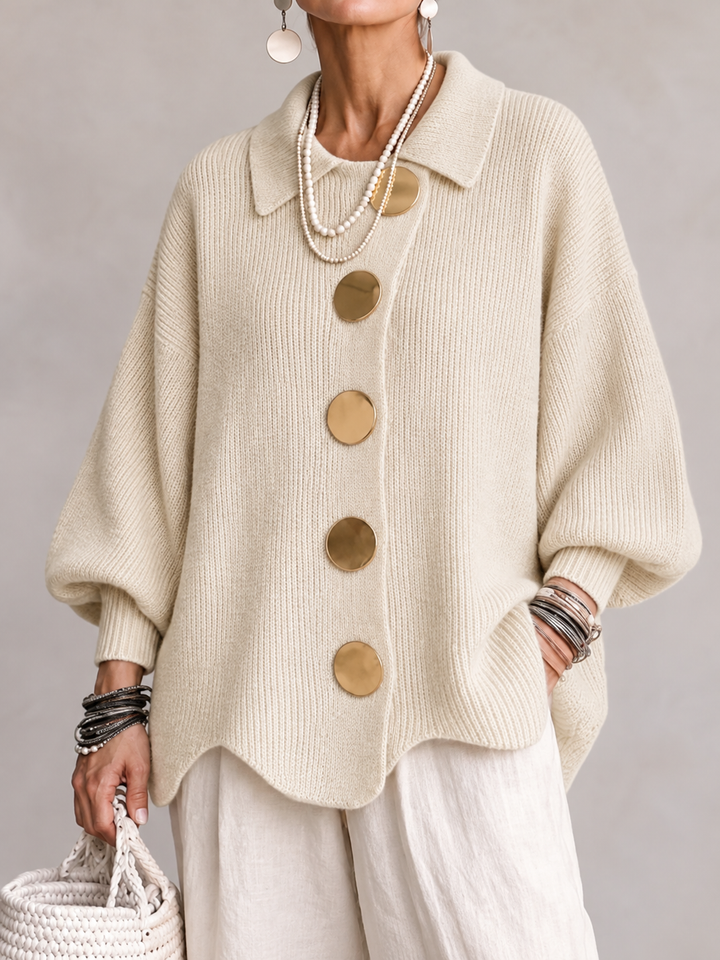 Ardelle™ | Oversize Cardigan mit Kragen