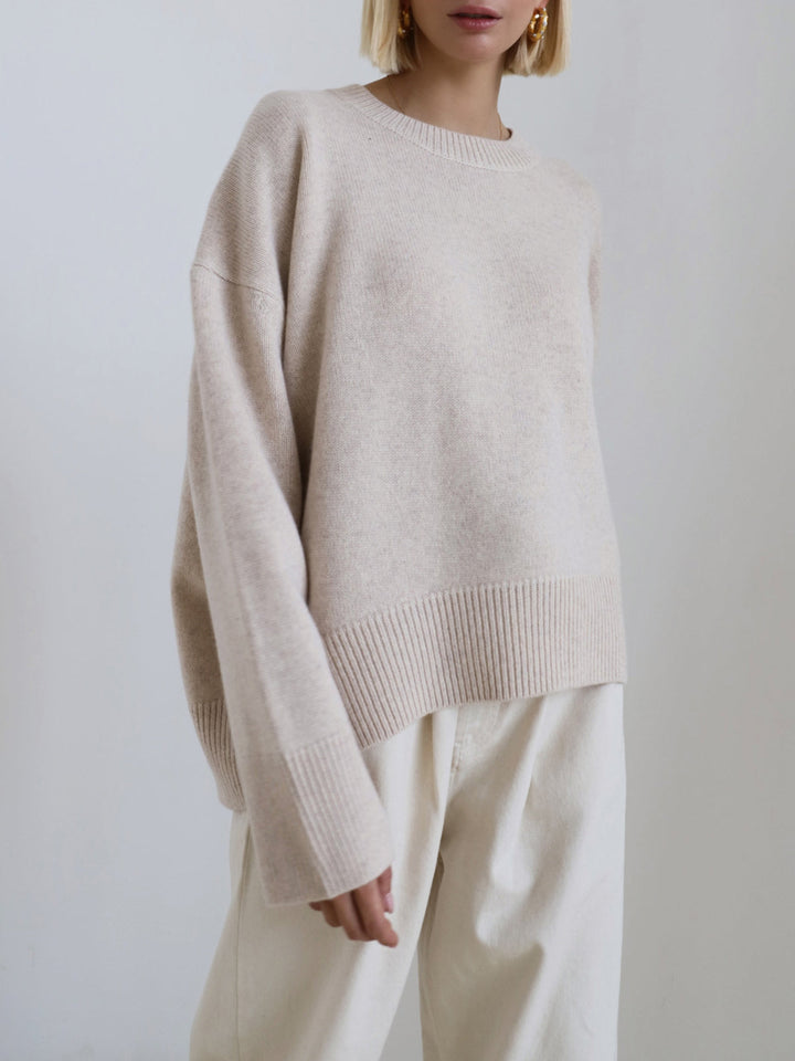 Heidi | Oversized Pullover mit Rundhalsausschnitt