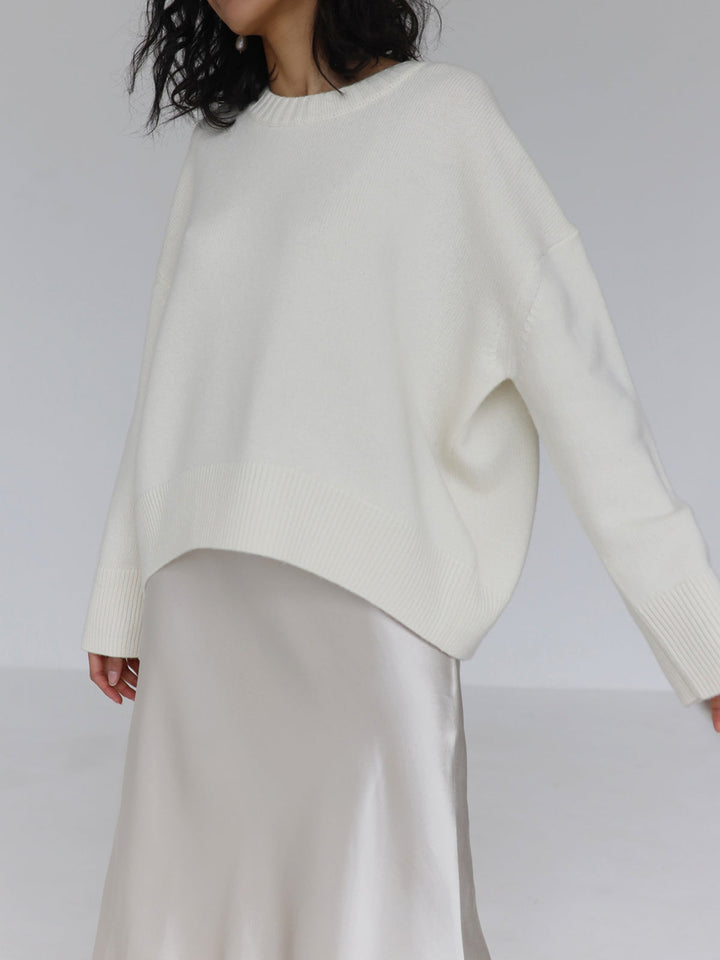 Heidi | Oversized Pullover mit Rundhalsausschnitt
