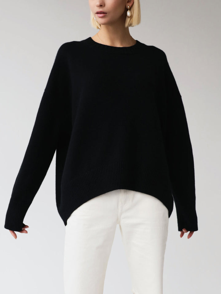Heidi | Oversized Pullover mit Rundhalsausschnitt