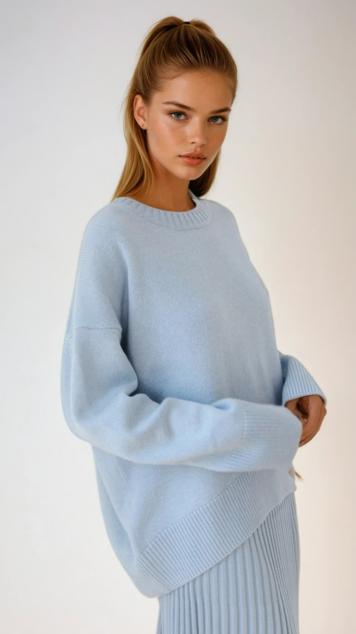 Heidi | Oversized Pullover mit Rundhalsausschnitt